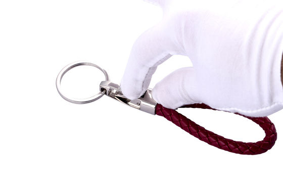 Des porte-clés en cuir de style classique personnalisés pour porte-clés