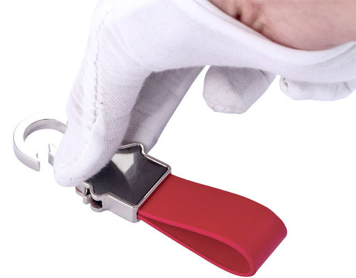 Porte-clés en cuir classique avec motif personnalisé couleurs et motifs disponibles