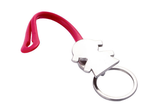 Chaîne de clés en métal de forme personnalisée pour la tenue sécurisée des clés