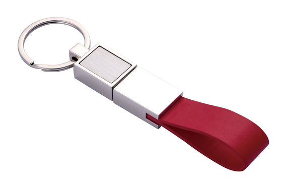 Des porte-clés en cuir classique disponibles en couleurs Polybag Packaging pour porte-clés