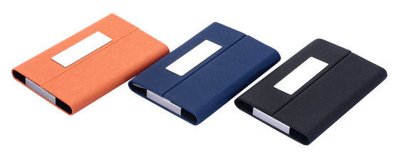 50 Carte de visite Capacité porte-carte de visite en métal mince conception en PU avec cadre compact