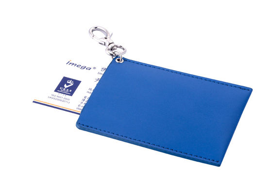 Le porte-carte en métal mince tient 50 cartes avec fermeture rapide sécurisée