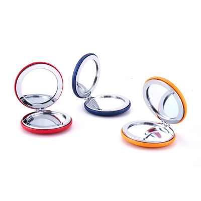 Miroir de poche en PU pliable avec logo personnalisé