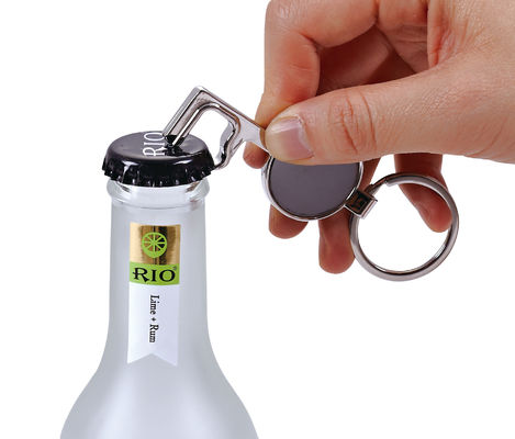 Ouvre-bouteilles métalliques plaqués en argent adapté à diverses occasions