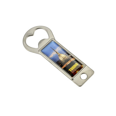Ouvre-bouteille souvenir de voyage mondial en acier inoxydable ou en alliage de zinc
