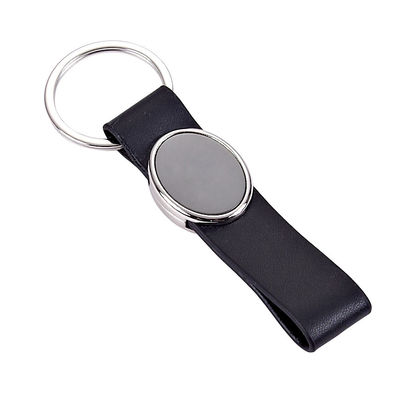 Chaîne de clés personnalisée en cuir authentique disponible en plusieurs couleurs et motifs