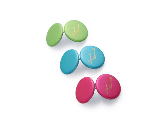 Miroirs cosmétiques promotionnels de sac à main de contrat d'unité centrale de miroir de poche de Macaron