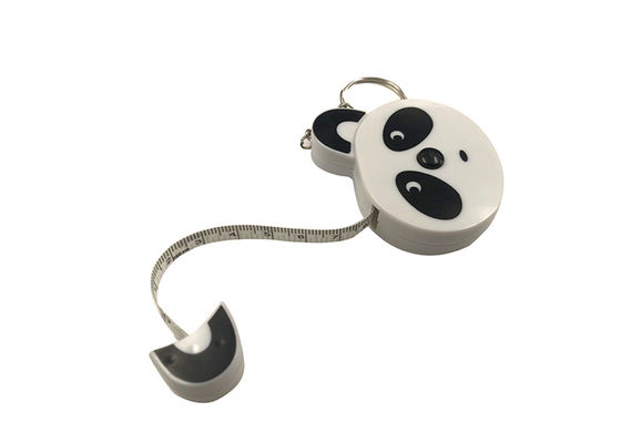 Impression mignonne de Digital d'épaisseur du tailleur 13mm de Panda Retractable Tape Measure Plastic