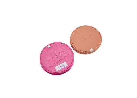 Cadeau compact de miroir gravé par épaisseur cosmétique rotative du miroir 10mm de poche simple