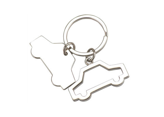 Cadeau à chaînes principal de impression UV de la publicité d'épaisseur de la voiture 3mm de support en métal