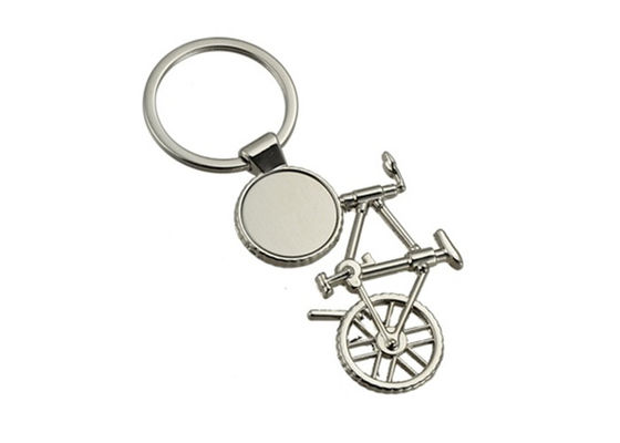 Le laser en métal de bicyclette a gravé le cadeau de Logo Bike Key Chain Souvenir de porte-clés