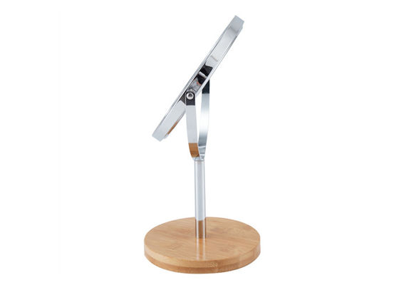 Le double cosmétique écologique de miroir de Tableau dégrossit bambou de bureau en bois de miroir