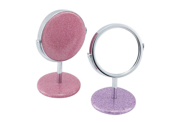 Imega brillant rotatif mignon cosmétique bilatéral de miroir de maquillage de cercle d'unité centrale
