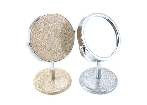 Imega brillant rotatif mignon cosmétique bilatéral de miroir de maquillage de cercle d'unité centrale