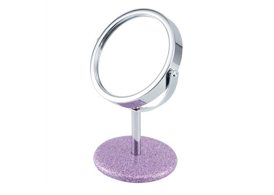 Logo compact mignon de Debossing de miroir de miroir cosmétique en cuir de Tableau d'unité centrale petit