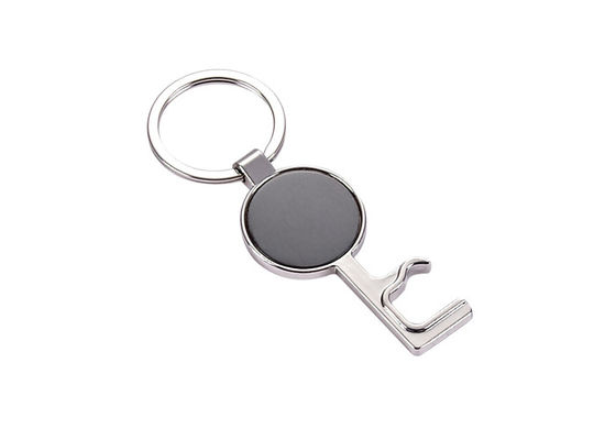 Chaîne principale multifonctionnelle en alliage de zinc de bière d'ouvreur de bouteille de forme de clé de cru