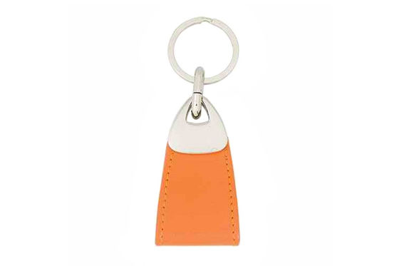 Chaînes principales en cuir d'unité centrale de couleur orange cousant le support principal fait sur commande personnalisé