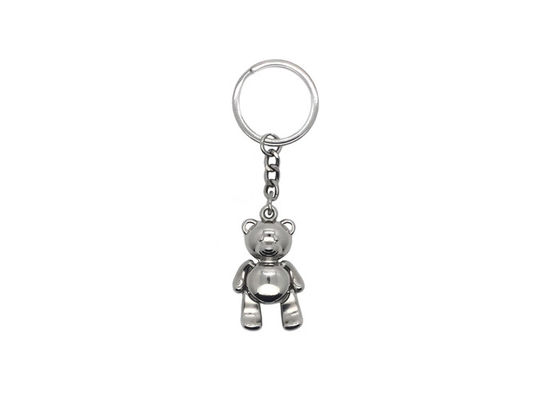 Bon prix L'ours forment le métal mignon la chaîne que principale a adapté la couleur aux besoins du client gravant Keychains en ligne