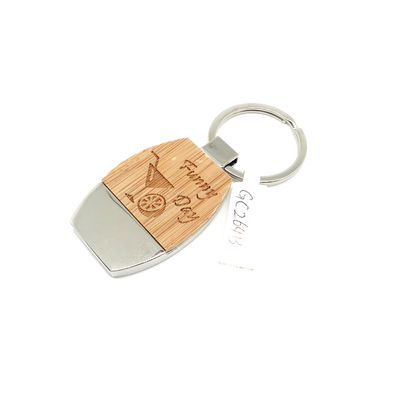 Bon prix Chaîne de clés en bois gravée personnalisée Décoration cadeau écologique avec beauté en bois naturel en ligne