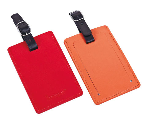 Bon prix Étiquette de bagage en aluminium en PU personnalisée pour les voyageurs en ligne