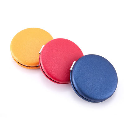 Bon prix Miroir de poche en PU pliable avec logo personnalisé en ligne