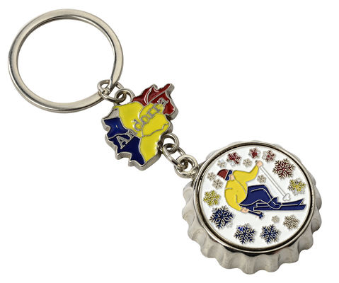 Bon prix Chaîne de clés fonctionnelle de forme personnalisée Adorable porte-clés en métal léger en ligne