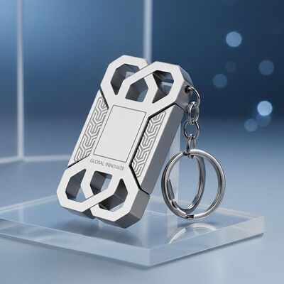 Bon prix Chaîne de clés porte-clés en alliage de zinc conçu pour les promotions d'entreprise, les salons commerciaux et les cadeaux de marketing exclusifs en ligne