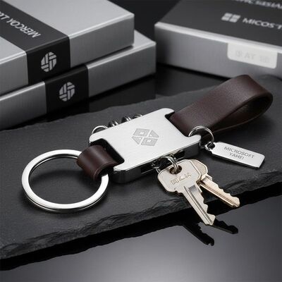 Bon prix Logo personnalisé porte-clés en alliage de zinc métallique durable porte-clés organisateur parfait pour les cadeaux de marque d'entreprise et tous les jours en ligne