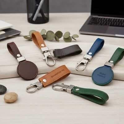 Bon prix Des porte-clés en cuir, des porte-clés personnalisables, des accessoires parfaits pour les campagnes de marque d'entreprise et l'appréciation des clients. en ligne