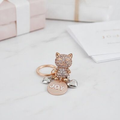Bon prix Porte-clés en métal mignon embelli 1 pièce, accessoire élégant et durable, idéal pour les cadeaux d'entreprise personnels et les cadeaux d'événements en ligne