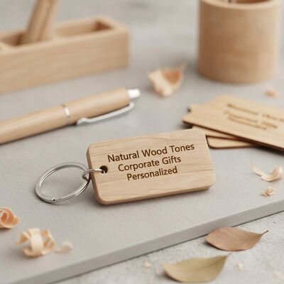 Bon prix Tons de bois naturel porte-clés en bois gravure personnalisable taille standard parfait pour les cadeaux d'entreprise et les objets personnels en ligne