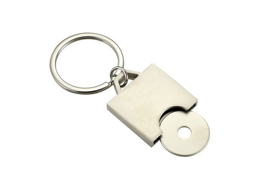 Bon prix Laser gravant le porte-clés symbolique de chariot à achats de place de support de chaîne principale en métal en ligne