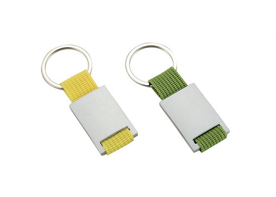 Bon prix Métal à chaînes principal escamotable Logo Zinc Alloy Green Yellow de toile lumineuse en ligne