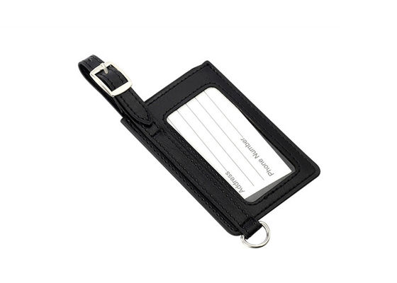 Bon prix L'unité centrale en métal a personnalisé l'étiquette de bagages fraîche en métal de bagage de rectangle en cuir d'étiquettes en ligne