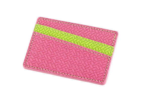 Bon prix Logo en cuir de Debossing de portefeuille d'armure d'unité centrale de Wallet d'organisateur de carte de crédit de rectangle en ligne