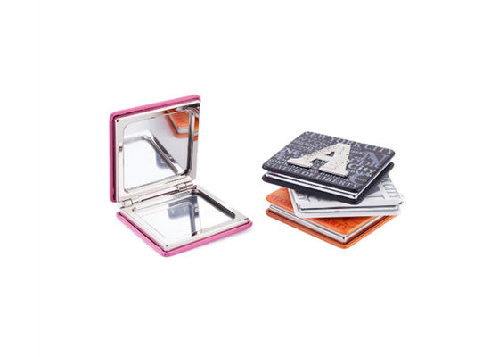 Bon prix Impression d'écran en soie cosmétique de miroir de poche d'ABS en métal Logo Souvenir Gift en ligne