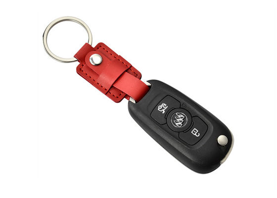 Bon prix Support principal en cuir véritable d'unité centrale de Ring Holder Braided de cadre de clé en alliage de zinc de voiture en ligne